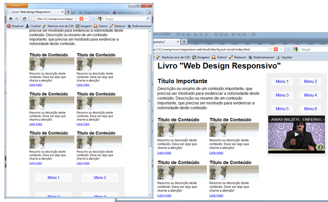Web Design Responsivo: Páginas adaptáveis para todos os dispositivos