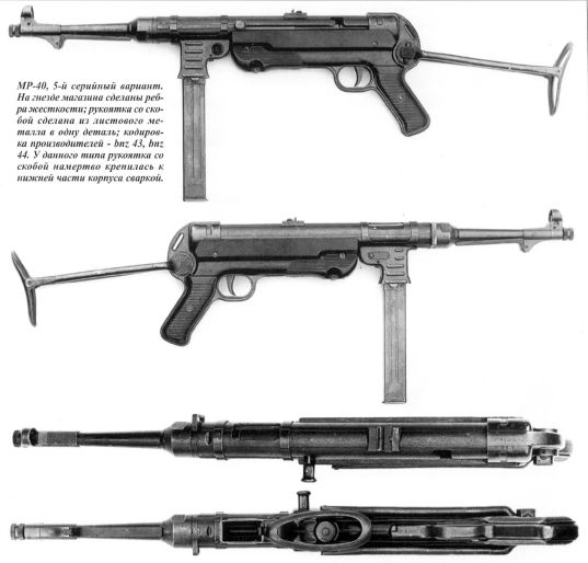 Пистолет-пулемет MP 38|40. Оружие германской пехоты