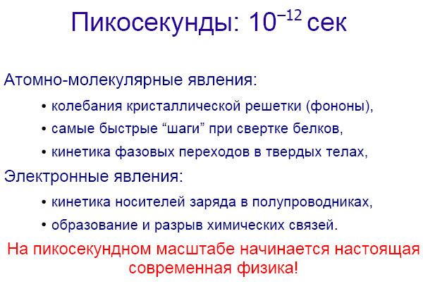 Как расщепляют мгновение